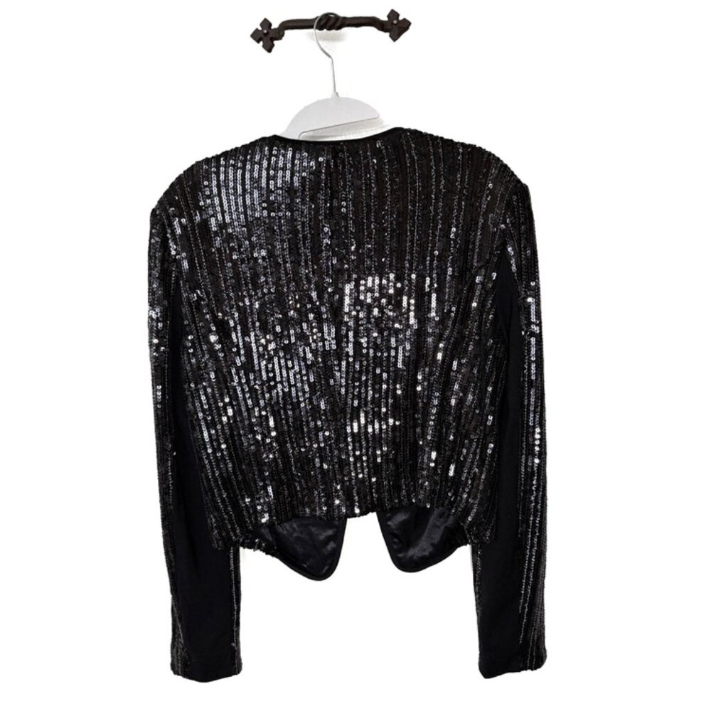 Cache Cropped Sequins Jacket - image 3